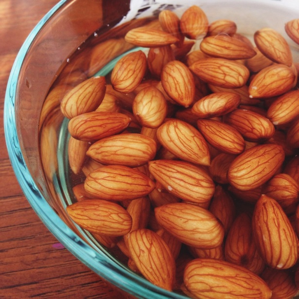 Soaked almonds